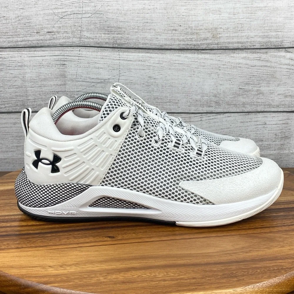 Under Armour HOVR Block City White Black Volleyball Court Shoe Women’s Size 11.5
